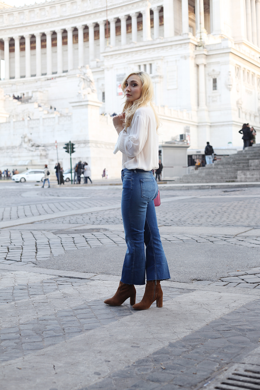  cut jeans flare